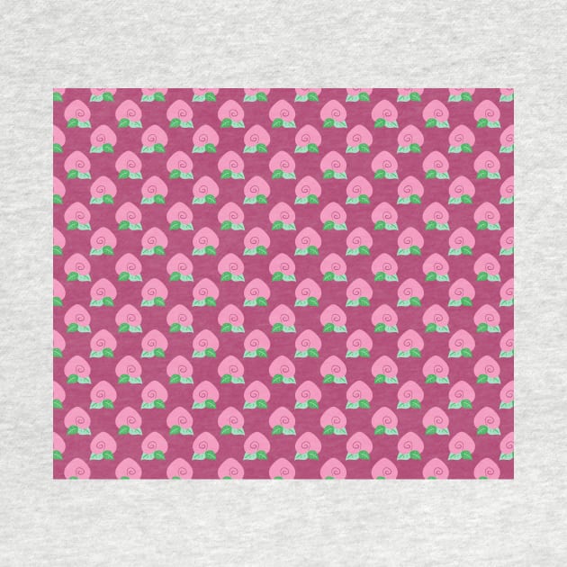 Mauve Peach Fruit Pattern by saradaboru